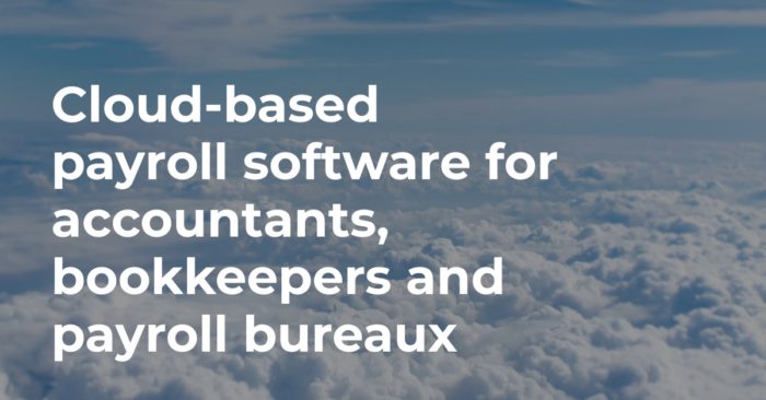 Cloud-based payroll software for accountants, bookkeepers and payroll bureaux