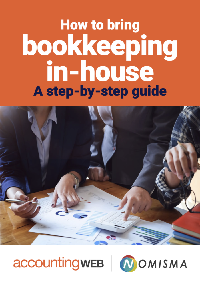 How to bring bookkeeping in-house, a step-by-step guide. By AccountingWEB and Nomi