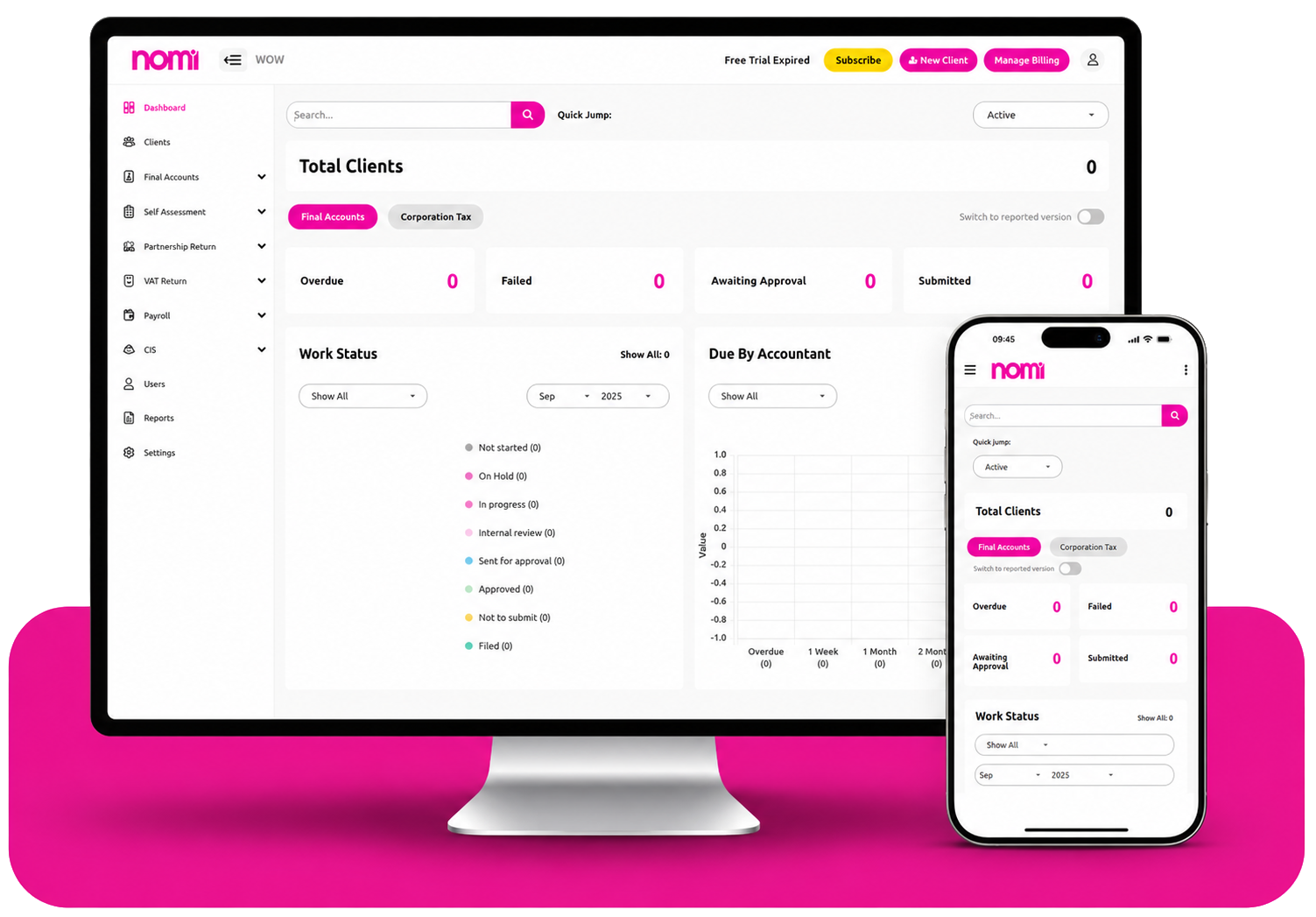 Corporation Tax and Accounts Production Software for Accountants